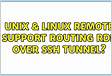 RDP over SSH Tunnel rmRemoteNG
